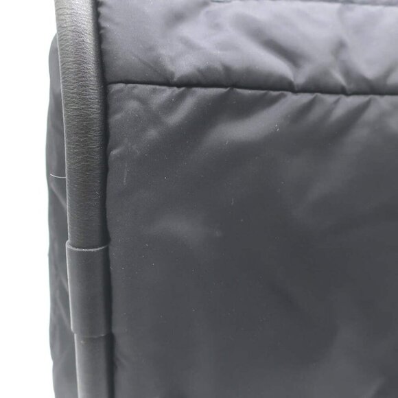 Max Mara Marine Quilted Nylon Tote Black Large Crossbody Bag - Picture 14 of 16